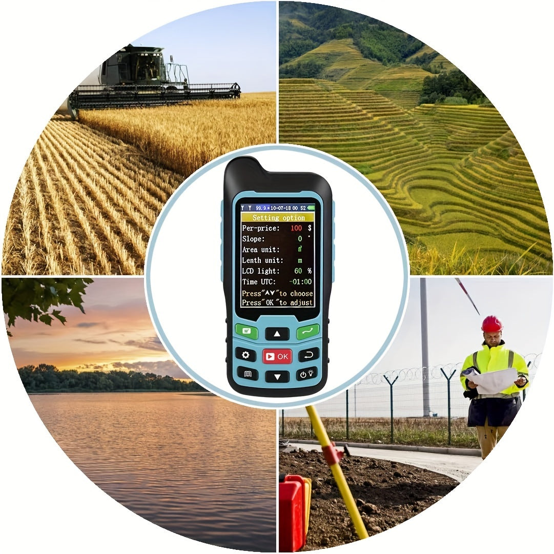 Handheld GPS Landmeter, Area Survey Measuring Instrument, Land Measuring Tool For Forest Farmland