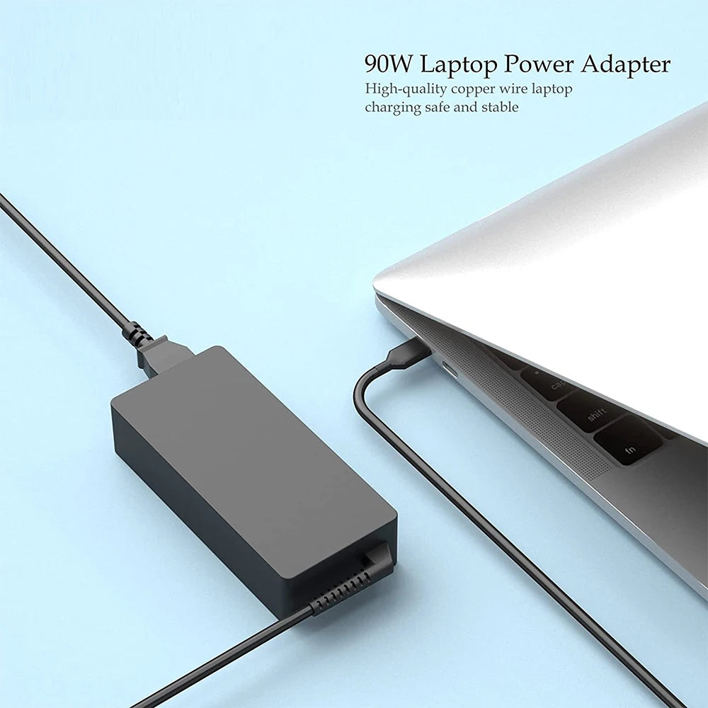 90W 20V USB-C AC Charger Laptop Adapter For HP Spectre x360 Dell TDK33 TDK33 Lenovo ThinkPad T480 T480s T580 T580s IdeaPad Yoga