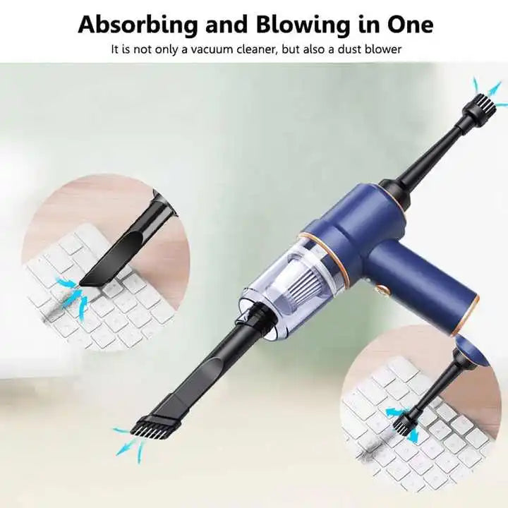 6500Pa Portable Handheld Blowing and Suction Integrated Car Vacuum Cleaner Mini Wireless Car Vacuum Cleaner