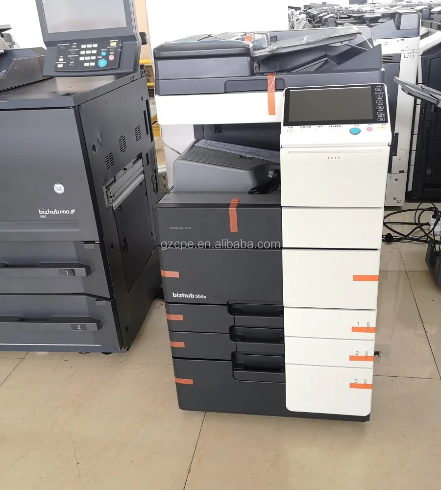 High Quality Used Konica Minolta Bizhub 554/554e Office Photocopier Printers Black & White A3 Max Print Area
