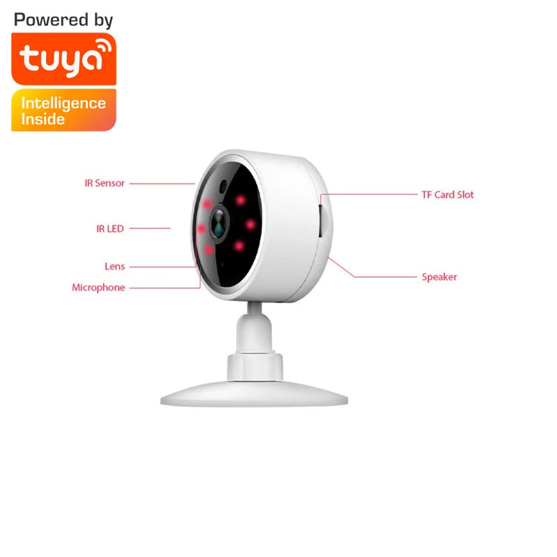 2MP Tuya WIFI Camera Alarm Sound PER BRAND China Hot Sale Best Quality Tuya Smart Camera