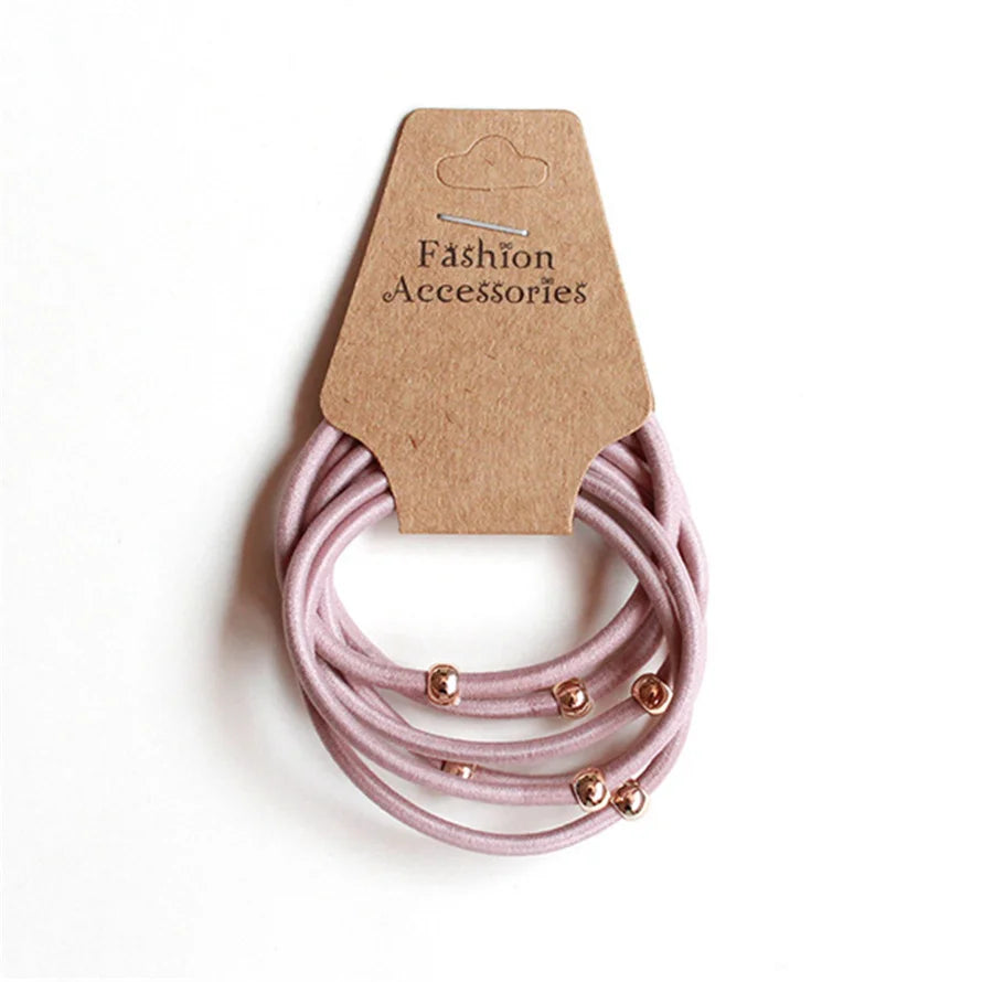 6PCS Women Elastic Hair Bands Scrunchie Ponytail Holder Organza Hairbands Set Hair Ropes Ties Girls Hair Accessories