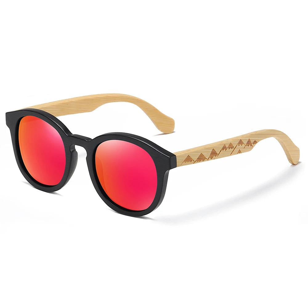 GM Best Handmade Sunglasses Men Polarized Bamboo Wood Women Sunglasses High Quality With Sunglasses carton box S1936