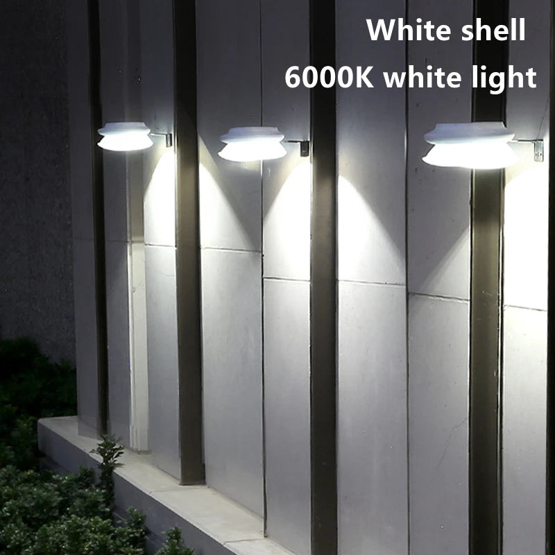 360 degree lighting outdoor solar light PIR motion sensor solar garden light energy saving street lamp wall lamp Three modes