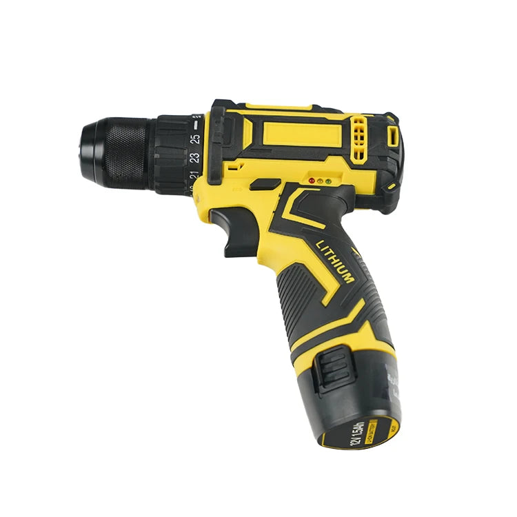 Wholesale 12V Lithium Battery Powered Rechargeable 1500mAh Electric Screwdriver Power Drill Set Strong Torque OEM Customization