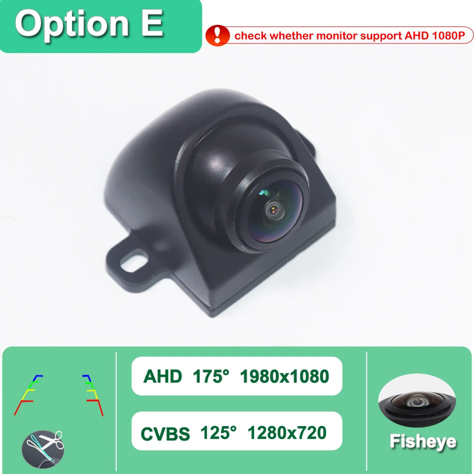 GAYINTT AHD 1080P Car Rear View Camera 170° Fisheye Golden Lens Full HD Night Vision Vehicle Reversing Backup Front Cameras