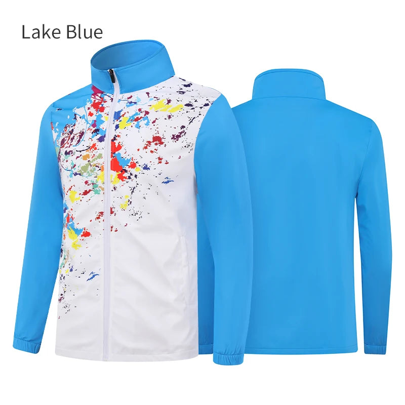 2025 Custom LOGO Men's Football Soccer Jacket and Pants Soccer Jacket Tracksuits Plus Size Sportswear