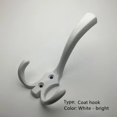 Green bronze black and white blue gold silver modern American wardrobe door hanging hook coat hat wall hook