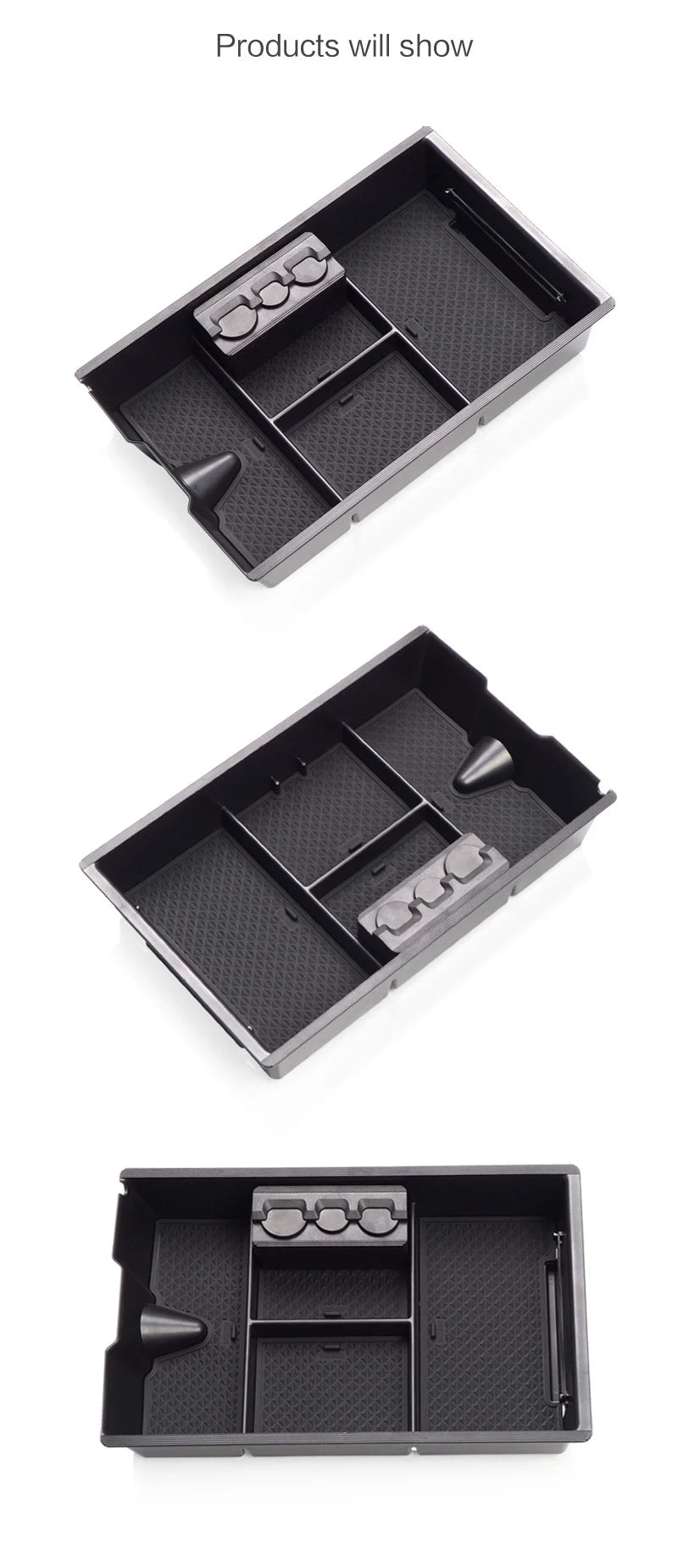 Armrest Box Storage Car Organizer Accessories for Dodge RAM 1500 2009 2010 2011 2012 2013 2014 2015 2016 2017 2018 RAM1500 DS DJ