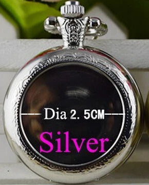 (2201) 12pcs/lot Vintage Pocket Quartz Watch Necklace pendant DIY timer alloy Hip hop punk 4cm promotion wholesale party gift