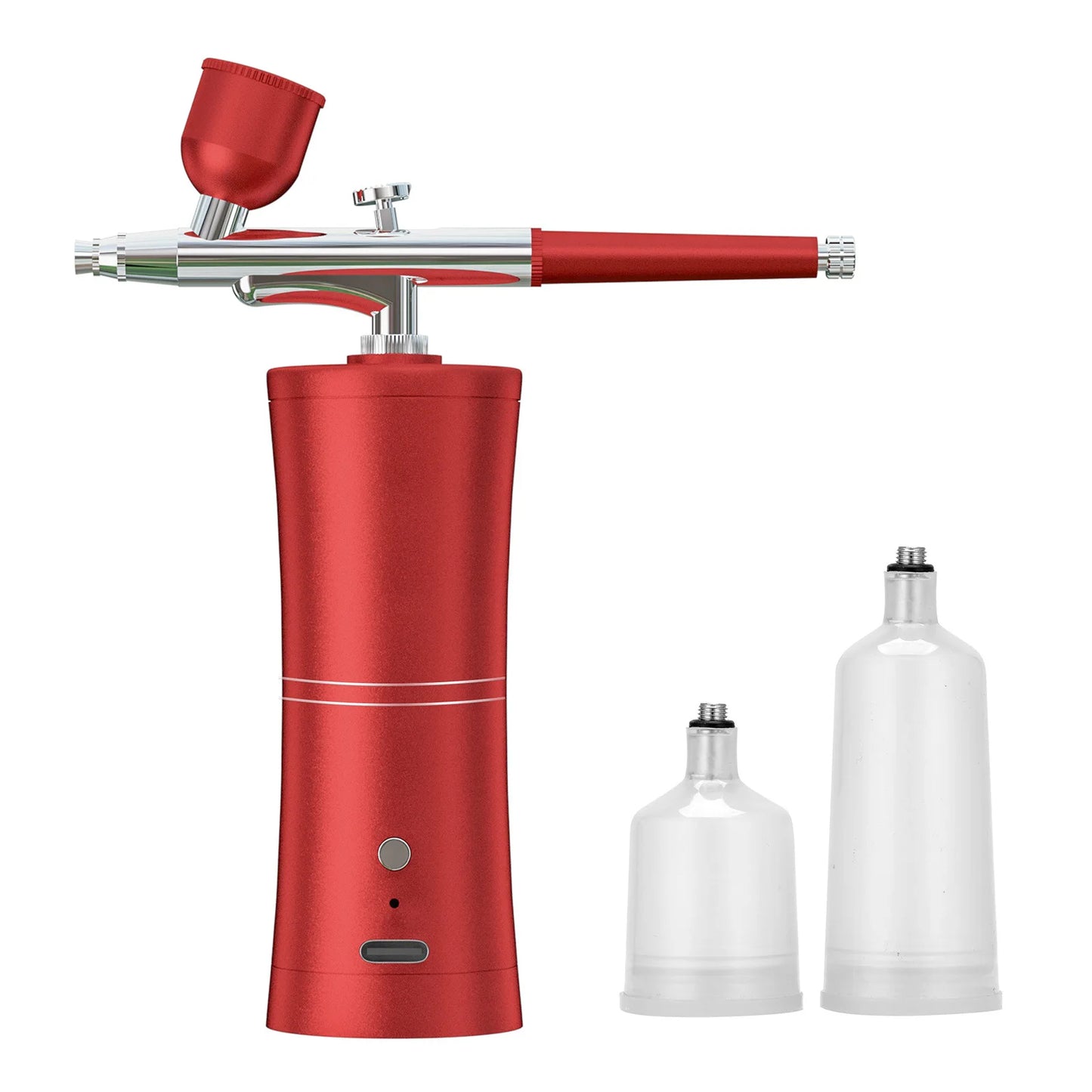 Airbrush Paint Machine Rechargeable Portable Cordless Gradient Nail Art Cake Crafts AirBrush with Compressor for Salon Makeup