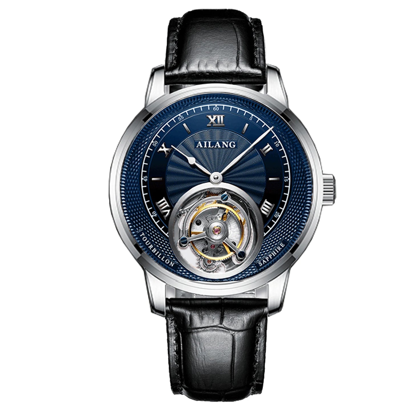 AILANG new authentic luxury real tourbillon mechanical watch fashion business waterproof men's watch