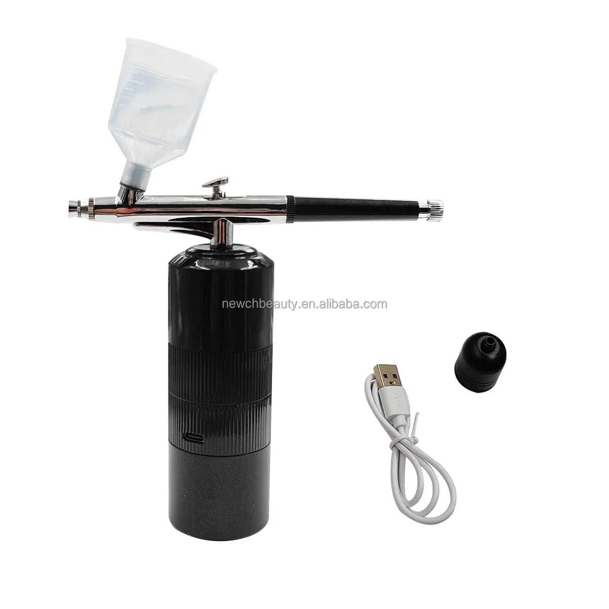 DIY Nail Manicure Airbrush Air Compressor Makeup Kit Nano Mist Sprayer Gun for Cake Painting Tattoo Craft Barber Beauty Spa Use
