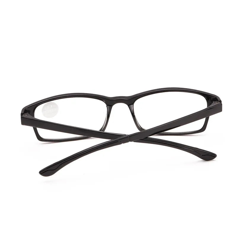 XB8011 1pc True TR Material Squared Frame Blue Light Blocking Presbyopia Unisex Corrective Eyeglasses Reading Glasses