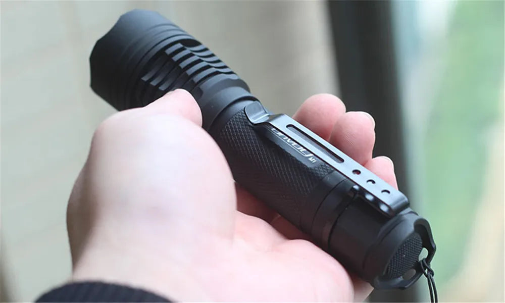 Flashlight Universal Clip Suitable for Convoy S2 S2+ S2 Plus M1 C8 Flash Torch Light