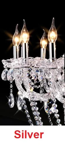 Vintage Crystal Chandelier For Living Room Bedroom Villa Crystal Ceiling Pendant Fixtures Lighting Chandelier Lights K9 Quality
