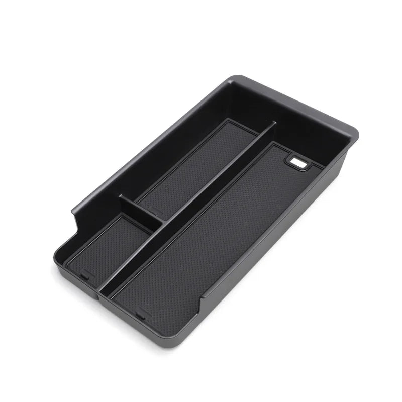 For Zeekr 007 2024 Armrest Storage Box Insert Tray Center Console Organizer ABS Interior Accessories