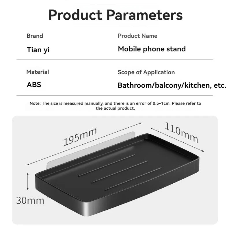 Hotel Commercial Phone Storage Wall Rack Anti Slip Phone Holder Compact Phone Shelf Eco Friendly Phone Shelf Cell Phone Holder