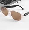 2025 GS02 Fashion Anti-UV for Bluetooth AI Translation Smart Sunglasses Metallic Polarized Outdoor Headset for Men and Women