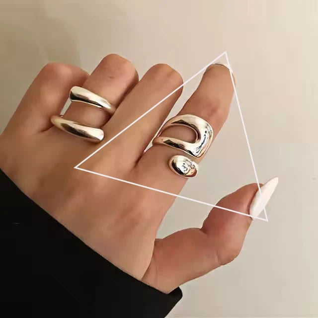 VENTFILLE 925 Sterling Silver Rings for Women Couple Blue Stone Star Jewelry Party Birthday Gift Dropshipping Wholesale