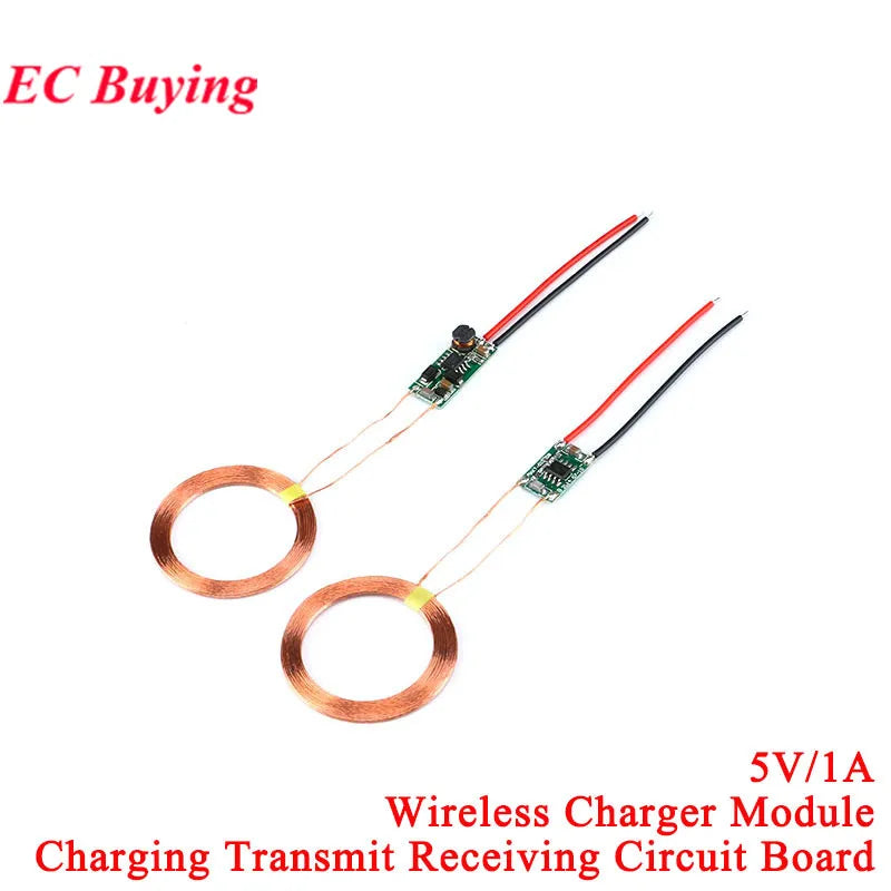5V 1A/2A 12V/700mA Wireless Charger Power Supply Module Transmitter Receiver Terminal Circuit Board Charging DIY Phone XKT-412