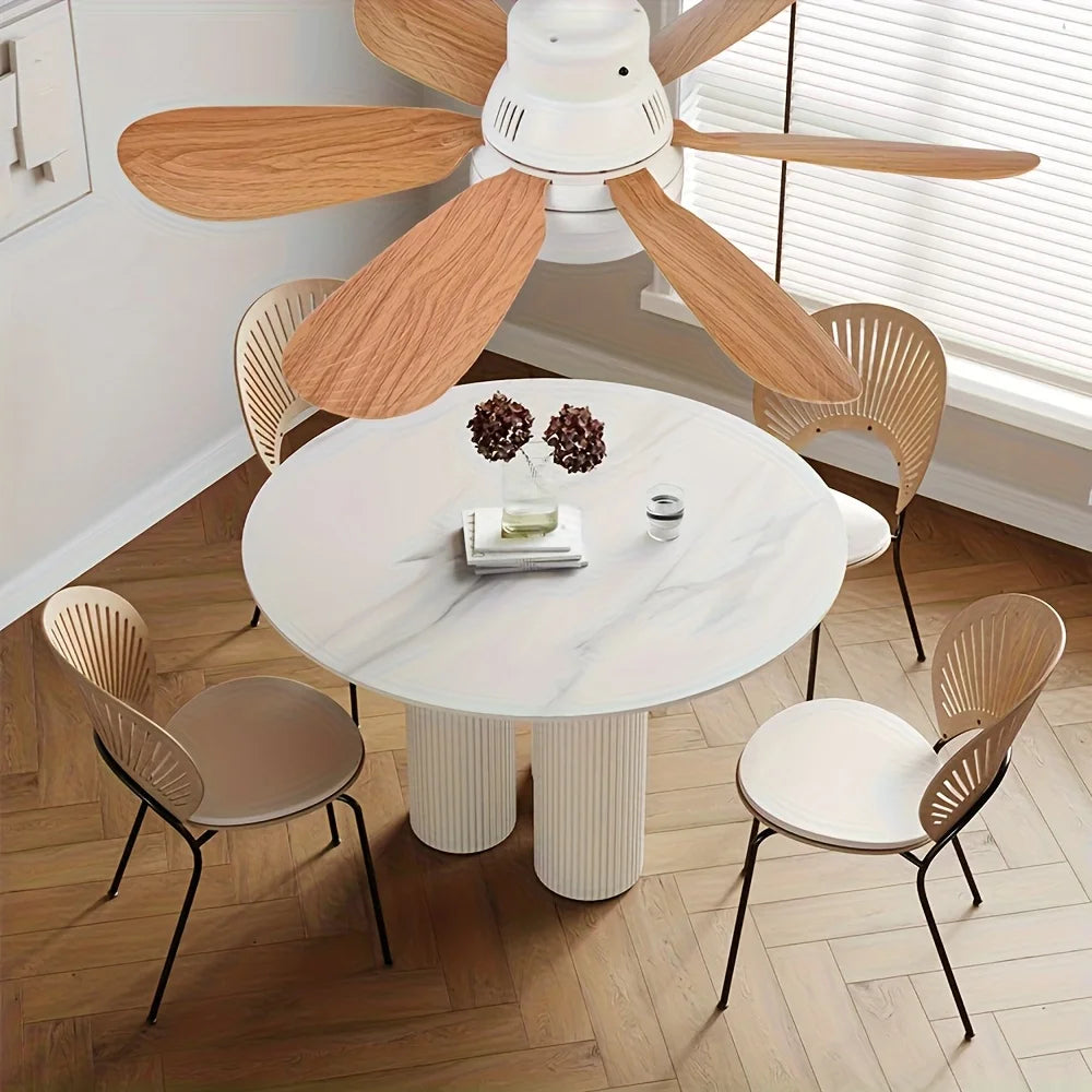E26/E27 Lamp Holder Fan Light, Smart Ceiling Fan with Light and Remote Control, Easy to Install, Suitable for Bedrooms, Kitchens