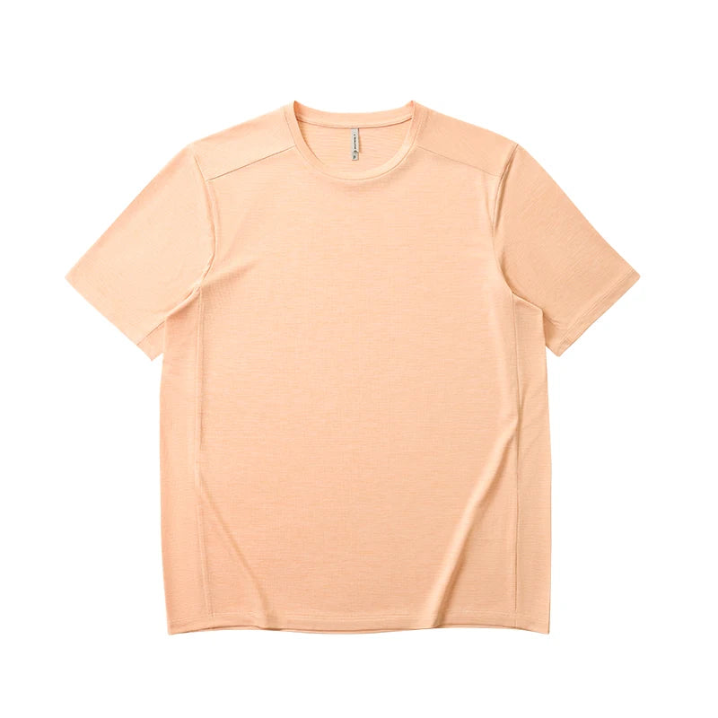 2026 New Quick Drying T-shirt for Men's Outdoor Sports, Moisture Wicking and Cool Short Sleeved Top for Summer