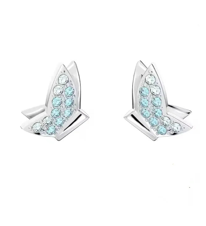 2025 New Exquisite Luxury High Quality S925 Zircon Necklace Pendant Jewelry Set Butterfly Shaped Essential for Daily Wearing