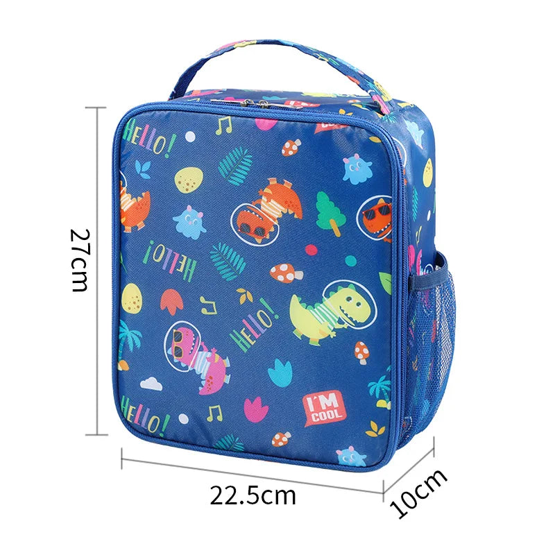 Students Aluminum oil Thickened Handheld Lunch Bag Insulated Thermal Food Picnic Storage Heat Preservation Beto Bag