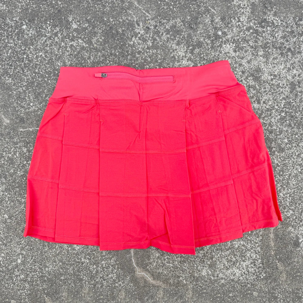 Women's Pleated Tennis Skirt Quick-Drying Anti-Exposure Leisure Joker Sports Golf Yoga Skirt for Female