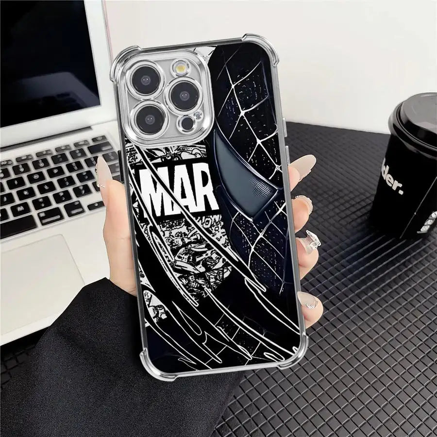 Cool S-spiders-man Phone Case For Huawei Honor X6d 600 x8d X5c X7d Magic7 Play10 400 X9d X6c Pro Lite 4G 5G Anti Fall Airbag