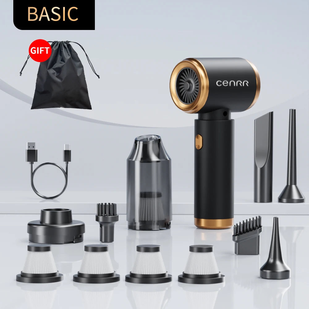 CENRR 210000PA Car Vacuum Cleaner High Suction Wireless Vacuum Cleaner Cordless Vacuum Cleaner for Car Cleaning Machine