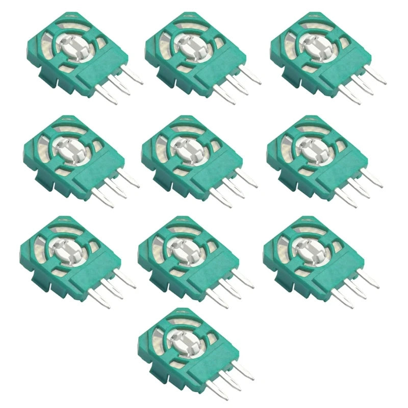 10pcs Joystick Potentiometers Sensor Repair Kit for PS5 PS4 Pro XBOX ONE Controllers 3D Thumbstick Axis Resistors Repair Part