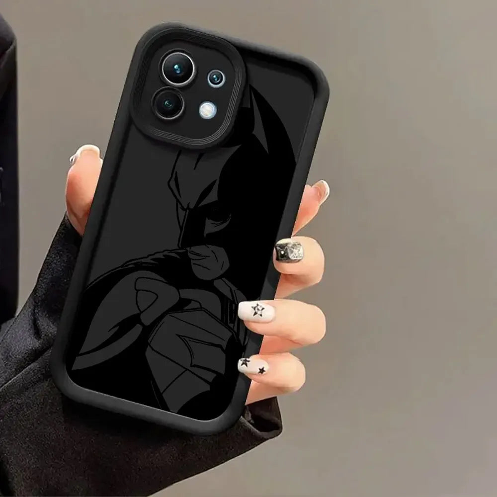 B-Bats-Mans Marvel Bat Phone Case for Xiaomi Mi 13T 14 T 15 15T Pro 17 Ultra Poco M7 M8 F8 F7 X6 X7 X8 Pro Max Shockproof Cover