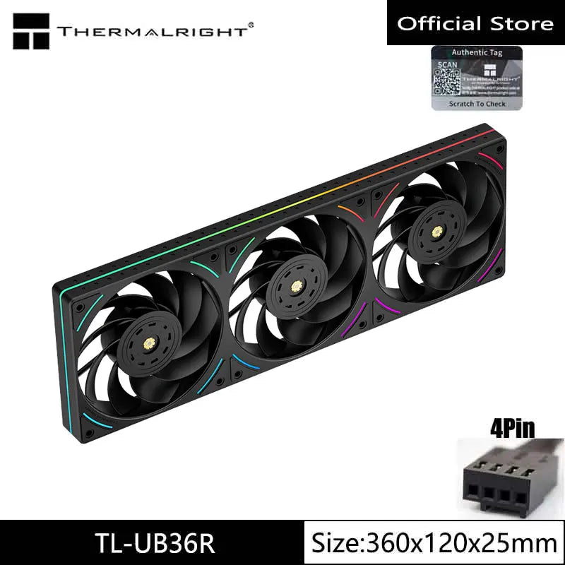 Thermalright TL-UB36/24 Integrated row fan,120x25mm,One-line connection to the motherboard,high-performance chassis cooling fan