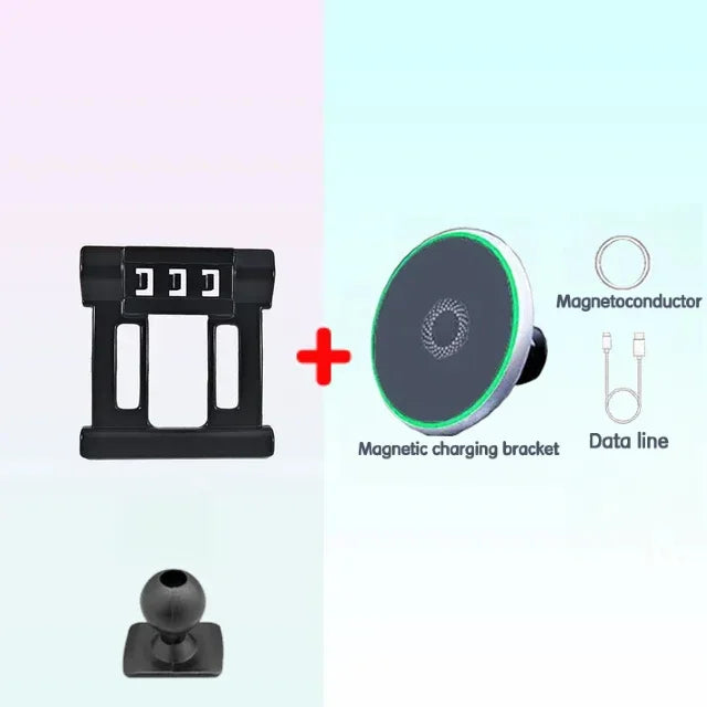 For Mazda 6 Atenza 2016 2017 2018 Magnetic Car Phone Holder 15W Wireless Charging Phone Stand MagSafe Base Mounts & Holder