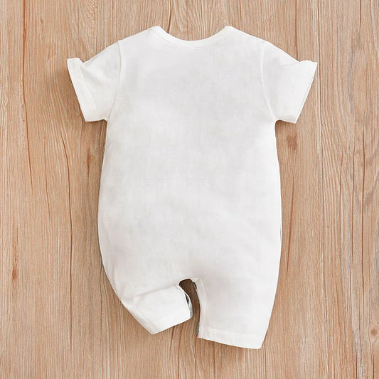 0-18 Baby Jumpsuit Cute Cartoon Shoulder Strap Mouse Cotton Comfortable Boy And Girl Summer Short Sleeved Newborn Clothes