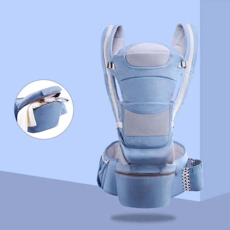 Baby Carrier Waist Stool With Storage Bag Kangaroo Shoulder Swaddle Sling Infant Kid Wrap Ergonomic Backpack Hipseat