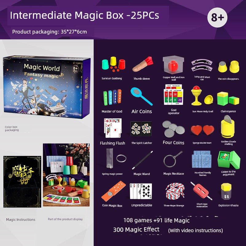 Kids Elementary School Boys and Girls Birthday Gift Puzzle 6 Years Old New Best Selling 8 Internet Celebrity 10 Magic Prop Toy Boys