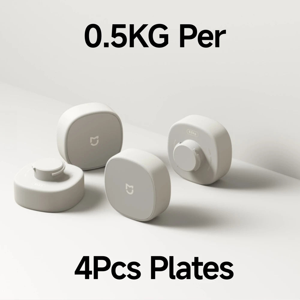 Mijia Intelligent Dumbbell Set 1KG Adjustable Weight Intelligent Sports Fitness Training Equipment Suitable for Mi Home APP