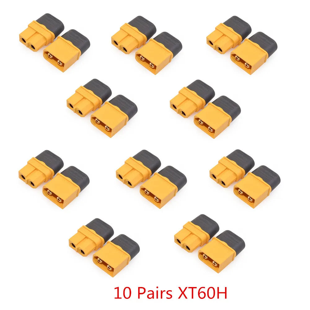 5/10 Pairs XT60H connector plug with Sheath Housing Female / male XT60 plug for RC Lipo Battery cars fpv drones Airplane car