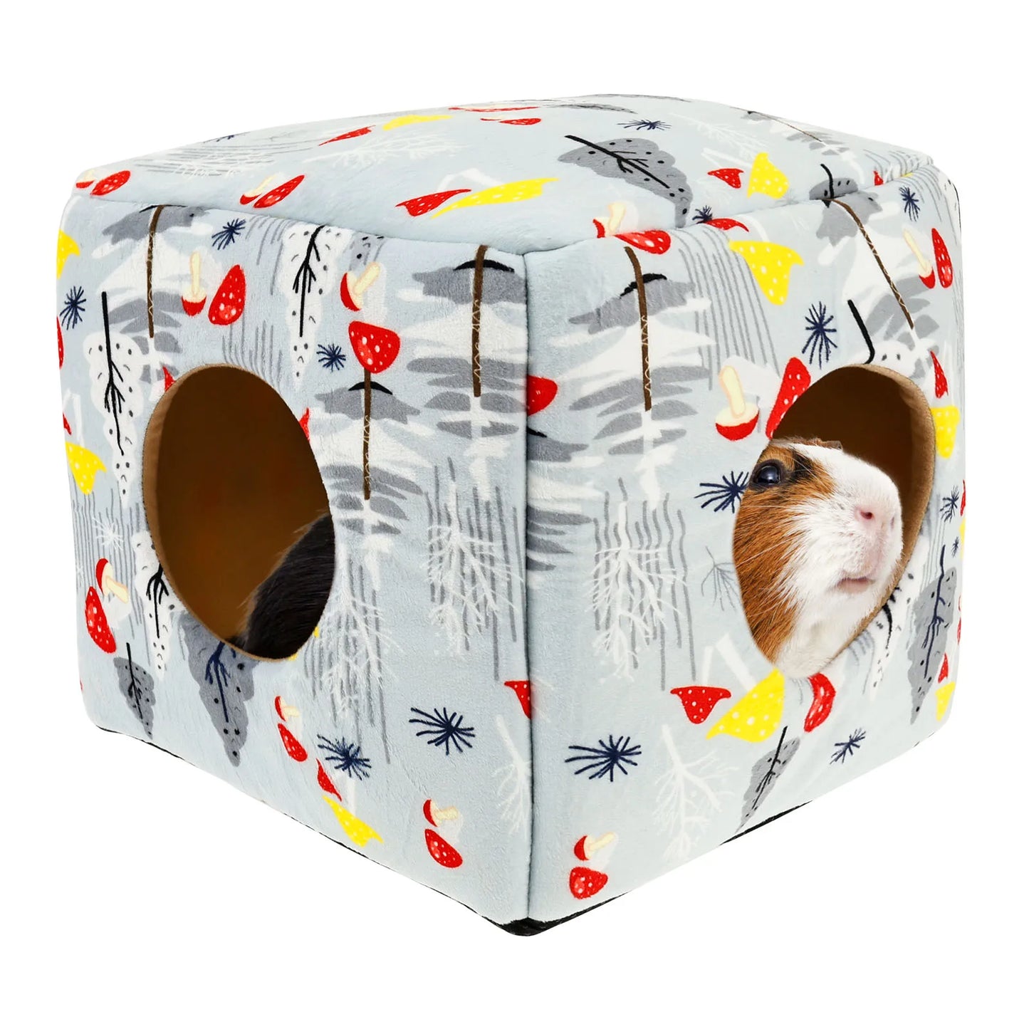 Guinea Pig House Bedding Cage Hamster Small Animal Nest Winter Warm Pet Bed for Chinchilla Mice Squirrel Guinea Pig/Rat/Hedgehog