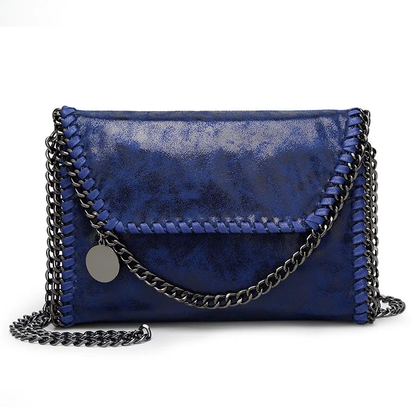 Luxury Chains Flap Crossbody Bags for Women 2023 Designer Square Shoulder Bag Mini Phone Handbags and Purses Clutch Tote Chic