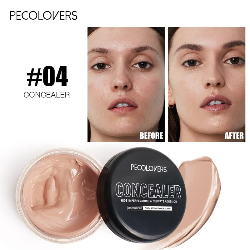Multi-color Concealer, Dark Circles Covering, Facial Blemishes, Waterproof and Sweat-proof, Long-lasting Natural Concealer