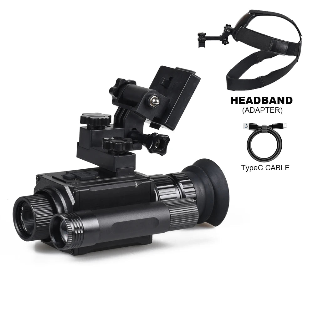 NVG Night Vision Goggle Multi-purpose IR Device for Outdoor Hiking Hunting Fishing Rescue Photo Video Camera With Helmet Adapter