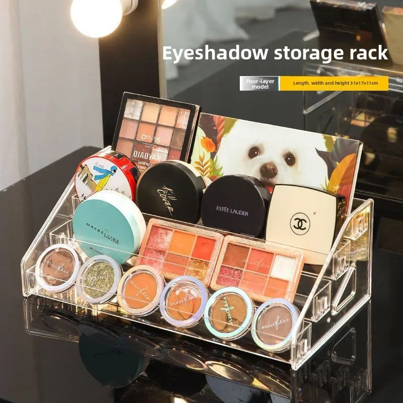 Multi-layer cosmetic storage rack, nail polish display rack, eyeshadow disc storage box,