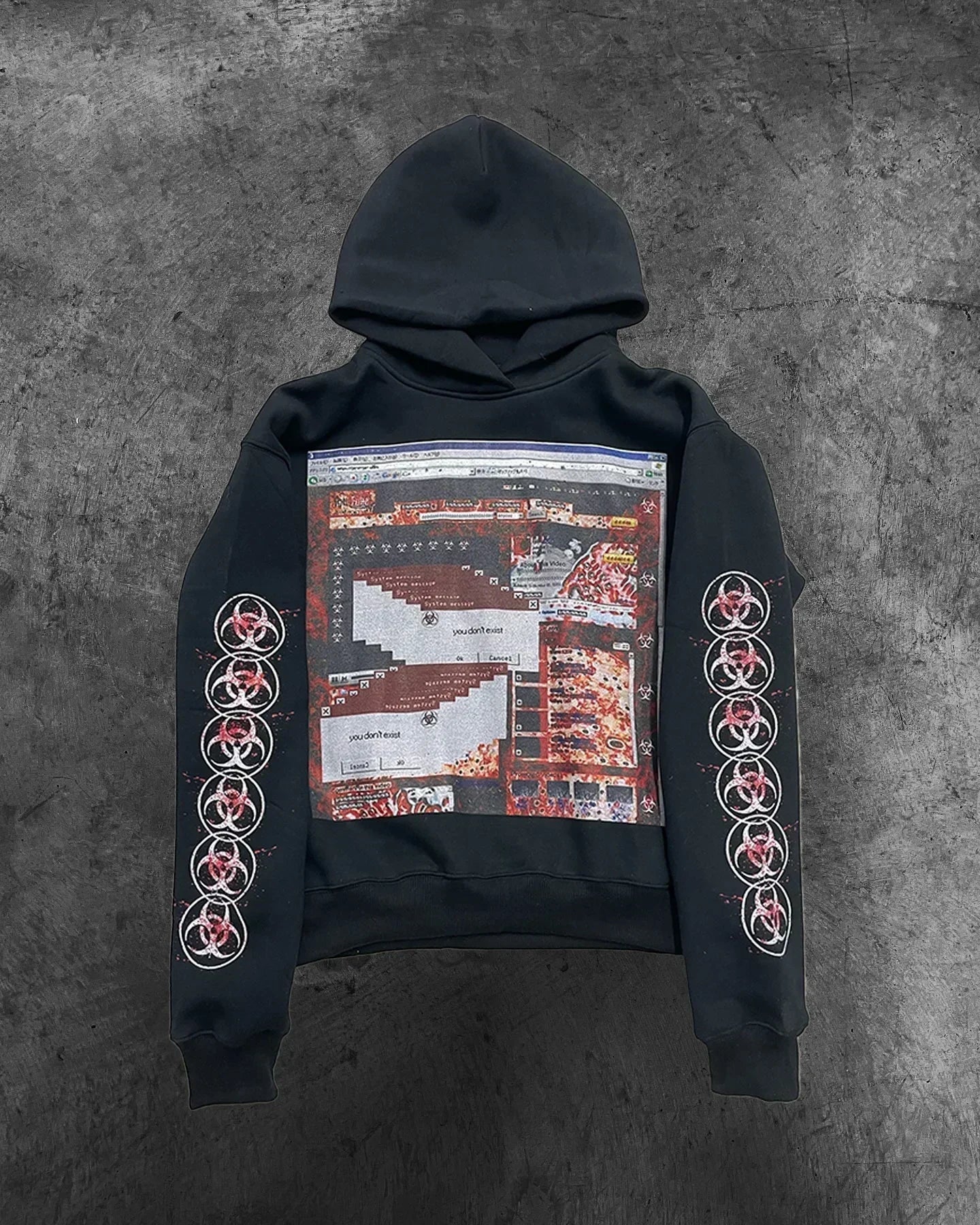 Harajuku Berserk Print Hoodies Women Grunge Streetwear Sweatshirt Tops Hip Hop Goth Y2k Casual Oversized Hoodie Women Clothing