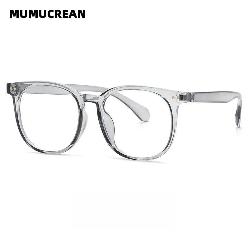 New TR round frame anti-blue light glasses for men and women plain lenses can be fitted with prescription lenses