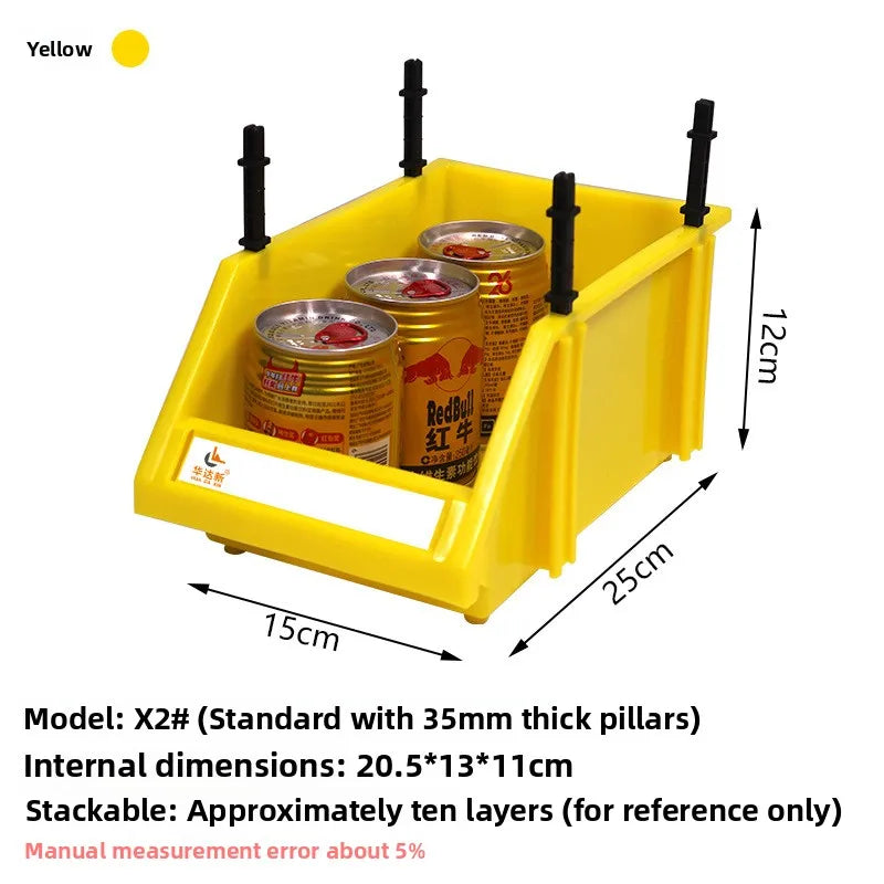 Plastic Combination Hardware Screw Storage Box Parts Organizer Toolbox Warehouse elf Storage Case Modern Sle Universal Use