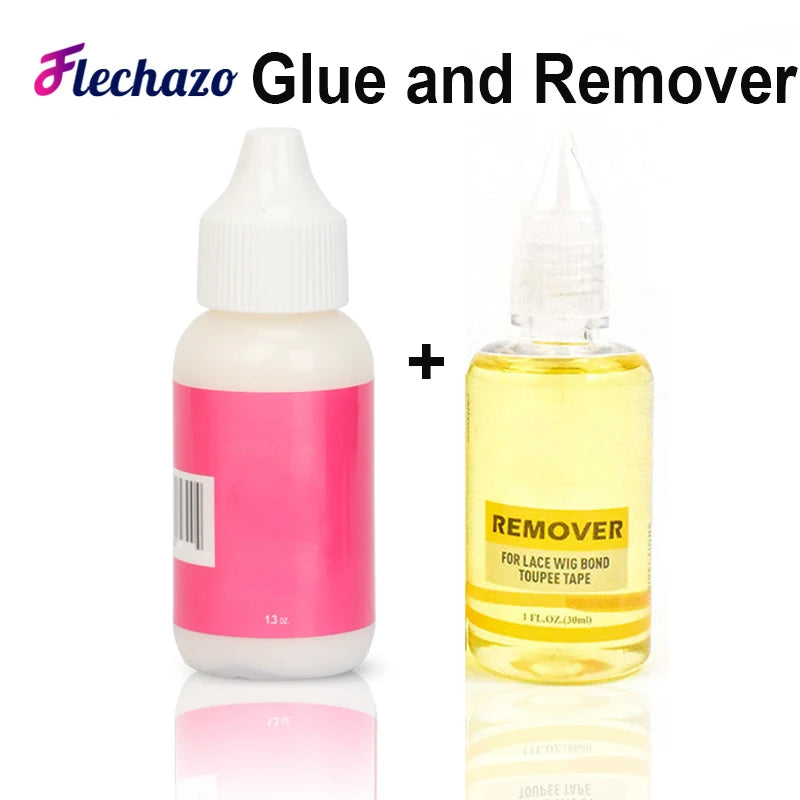 Strong Hold Lace Wig Glue With Remover Set Waterproof Wig Glue For Front Lace Wig Transparent Lace Adhesive For Hair Replacement